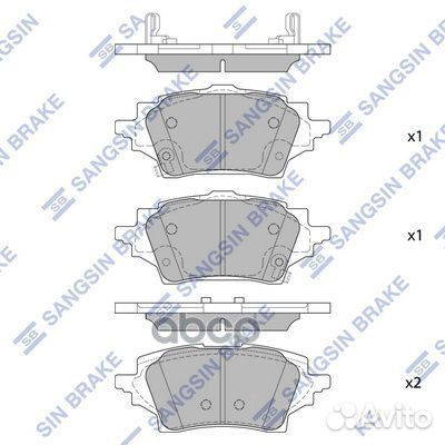Колодки торм.дисковые Hi-Q toyota C-HR 19- (D22