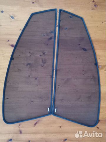 Каркасные шторки EscO на передние двери на nissan