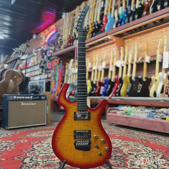 Электрогитара Parker Nitefly Mojo Flame Top HH sun