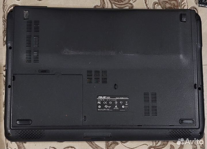 Ноутбук Asus X5DI, не работает экран