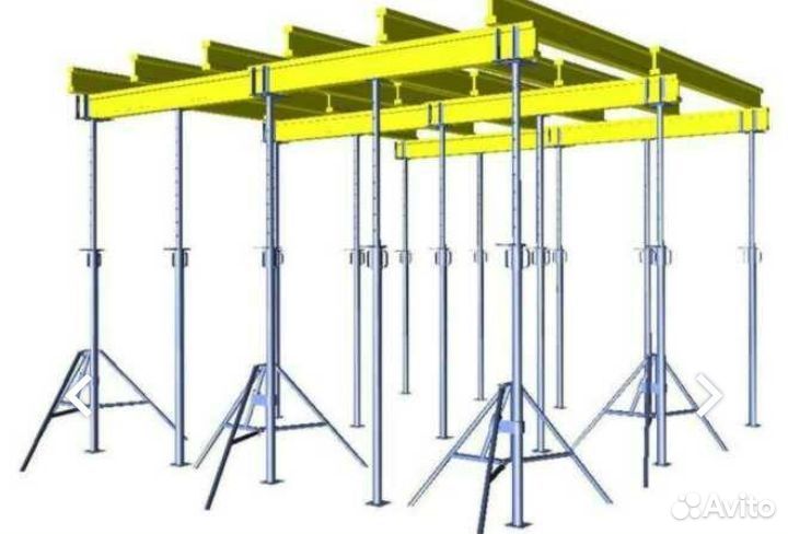 Фанера ламинированная стойка телескопическая бу