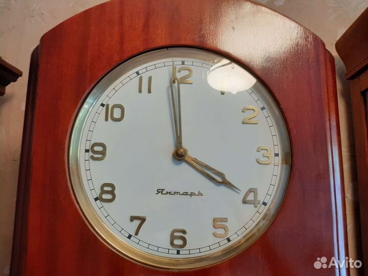 Часы напольные Янтарь