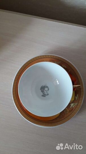 Новый чайный сервиз на 5 персон,Фарфор