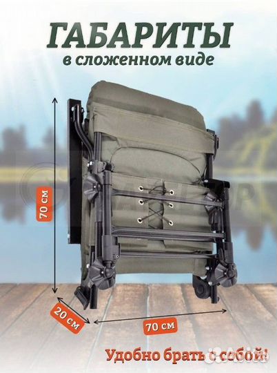 Кресло стул складное туристическое (для рыбалки )