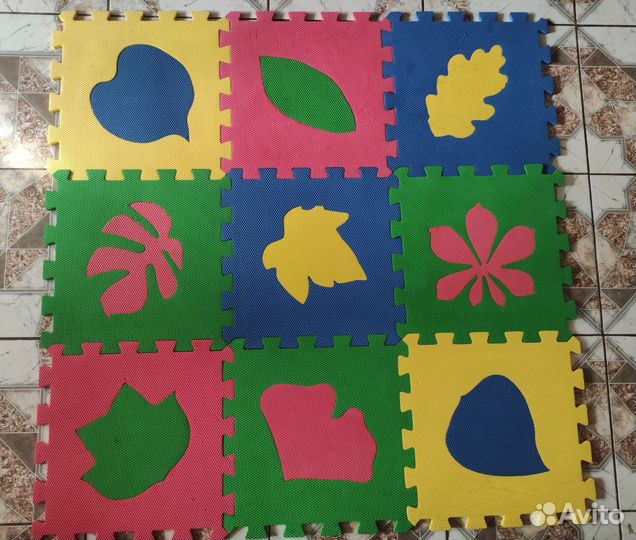 Коврики-пазлы 36х36 см