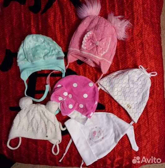 Детские шапочки для девочек