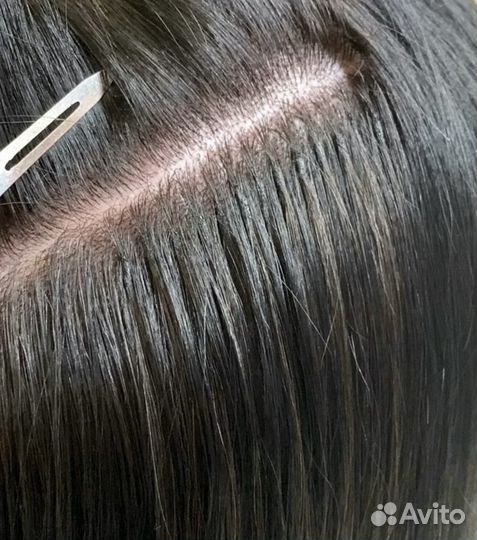 Наращивание волос на дому