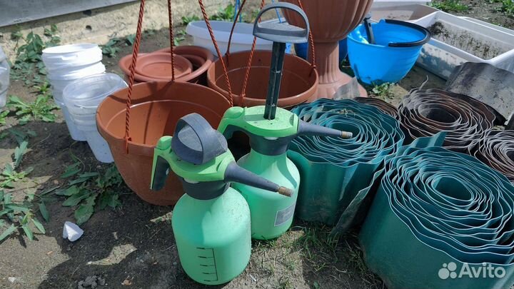 Цветочные горшки пластик