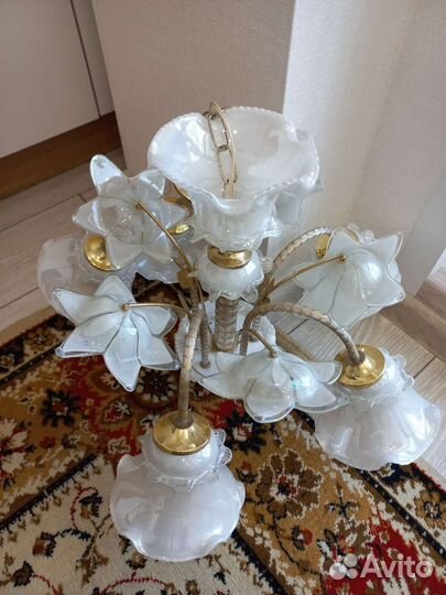 Люстра потолочная подвесная бу