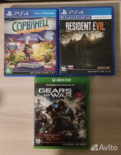 Игра для приставки xbox one, Playstation 4
