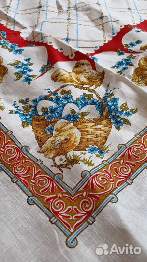Павловопосадск лоскут пасхальная скатерть салфетка