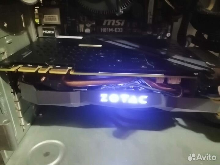 Видеокарта zotac GTX 1080 8gb