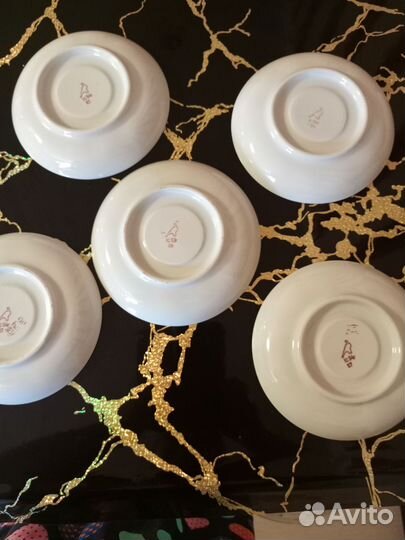 Чайный сервиз дулево Золотой олень