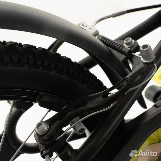 Детский велосипед 16” B’Twin чёрный dark hero 500