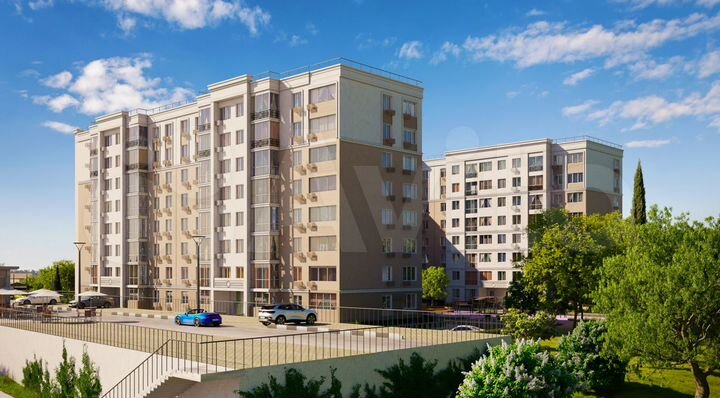 1-к. квартира, 51,1 м², 6/8 эт.