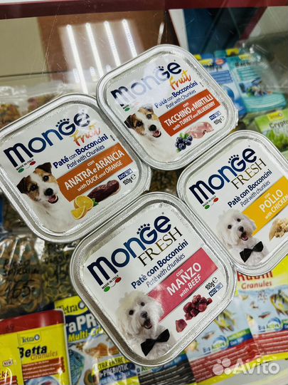 Влажный корм для собак monge