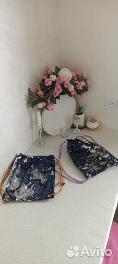 2 сумки в садик и на спорт для девочки