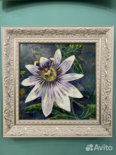 Картина маслом на холсте цветы