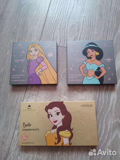 Палетки теней Disney Essence и Catrice