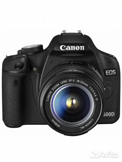 Canon eos 500d с объективом 18-55mm