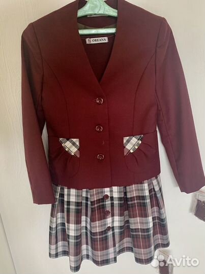 Форма школьная Oreana рост 122, пиджак и сарафан