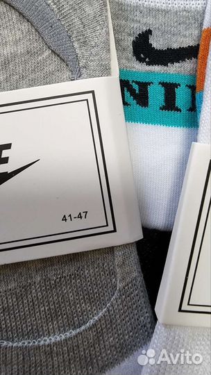 Носки следки nike мужские