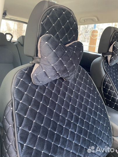 Подушки автомобильные велюр