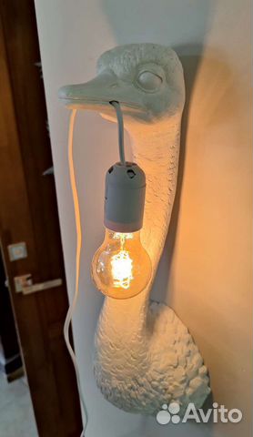 Страус светильник