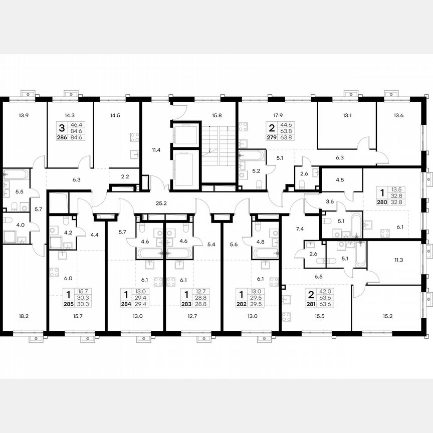 Квартира-студия, 32,8 м², 3/23 эт.