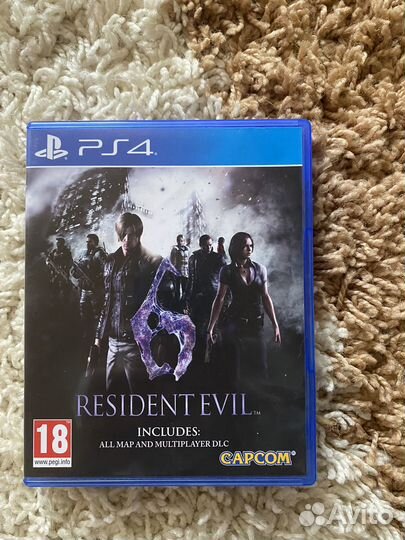 Игры для приставок ps4 resident evil 6