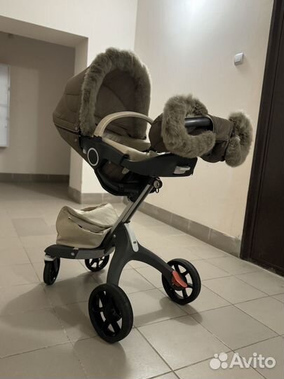 Коляска Stokke xplory v5 2 в 1 + зимний кит
