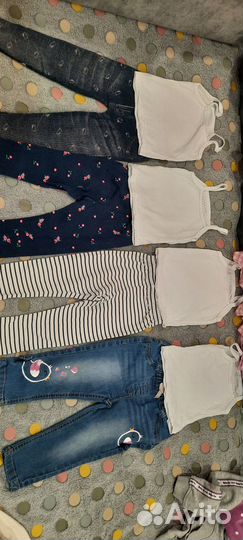 Вещи пакетом на девочку 80 р baby go