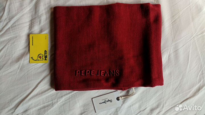 Шарф-труба (снуд) Pepe Jeans, красный