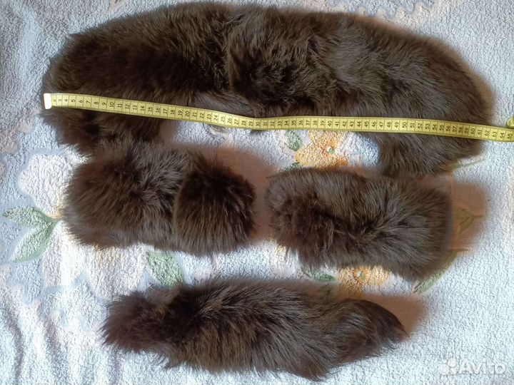 Меховой воротник песец