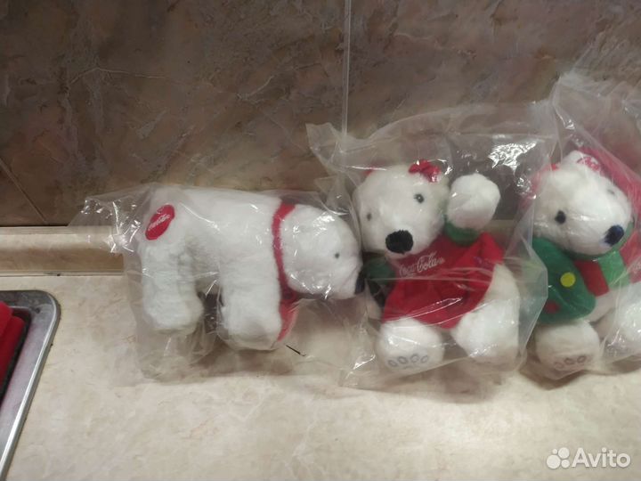 Аксессуары Кока-Кола, бутылочка, мишки