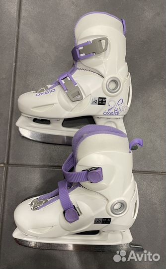 Коньки детские раздвижные размер 30-32