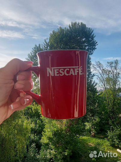 Кружка nescafe красная 400 мл - 2 шт