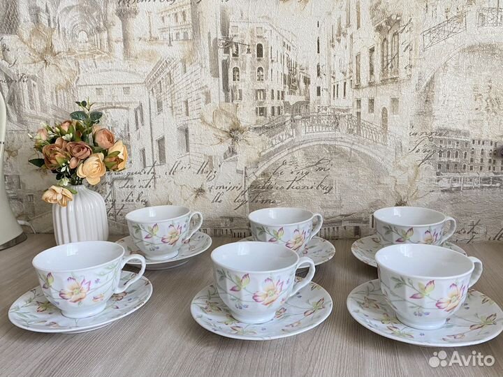 Сервиз чайный нежный