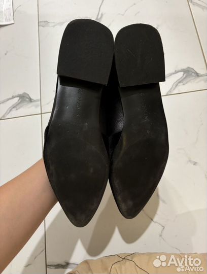 Бархатные лоферы