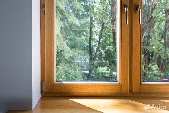 Окно пвх ламинированное