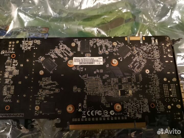 Видеокарта Asus GeForce 9600gt 512Mb ddr3