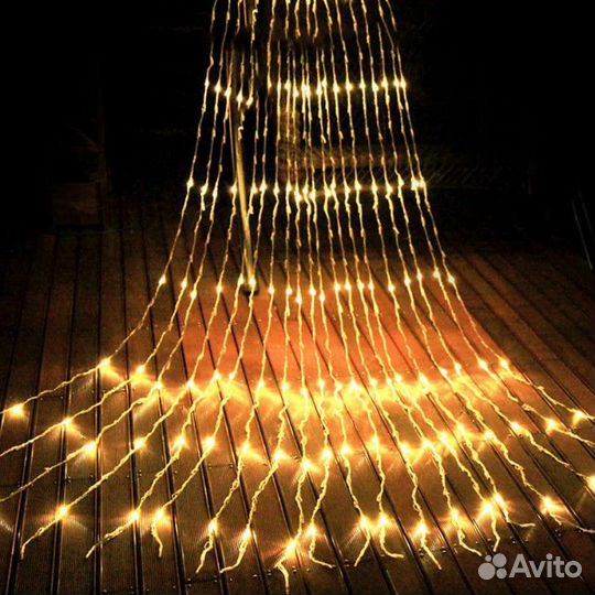 Гирлянда водопад / бахрома