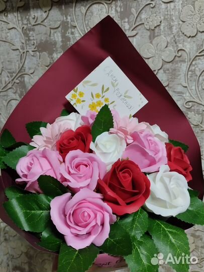 Мыльные розы букеты