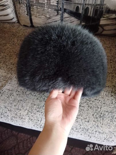 Шапка зимняя меховая(песец)женская