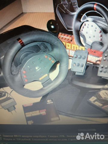 Блок питания для игрового руля Logitech Momo