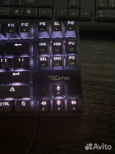 Механическая клавиатура qumo синие свитчи