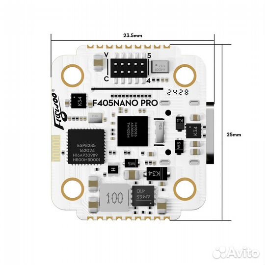 Стек Flywoo goku GN405 Nano HD 35A Stack V3 elrs