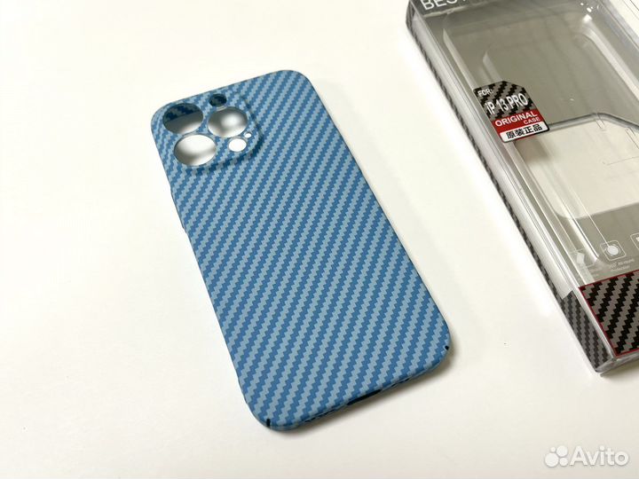 Чехол на iPhone 13 Pro под Карбон