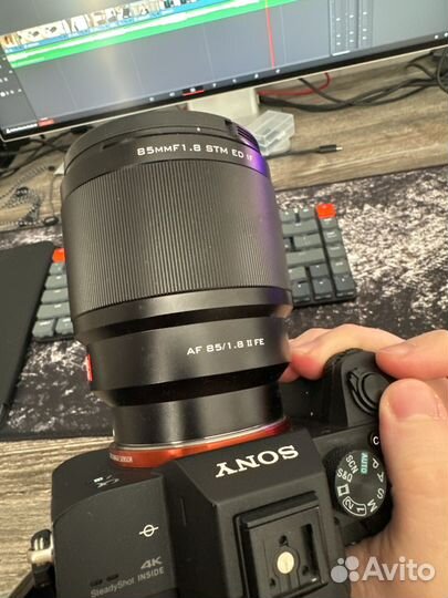 Объектив sony FE viltrox 85mm 1.8