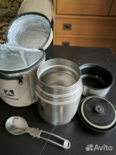 Термос Арктика с широким горлом в чехле 0,5 л